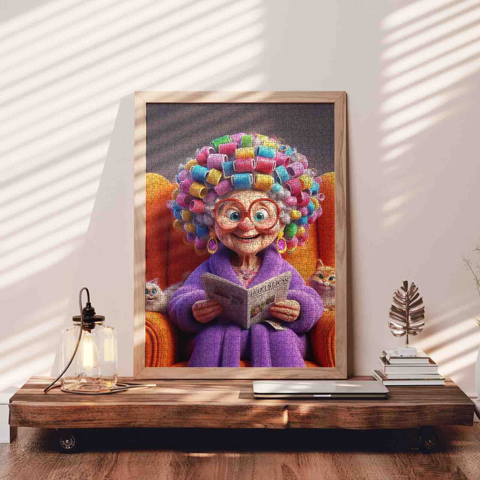 tucocoo-colorful-curlers-grandma-puzzle-1000-teile-oma image 3