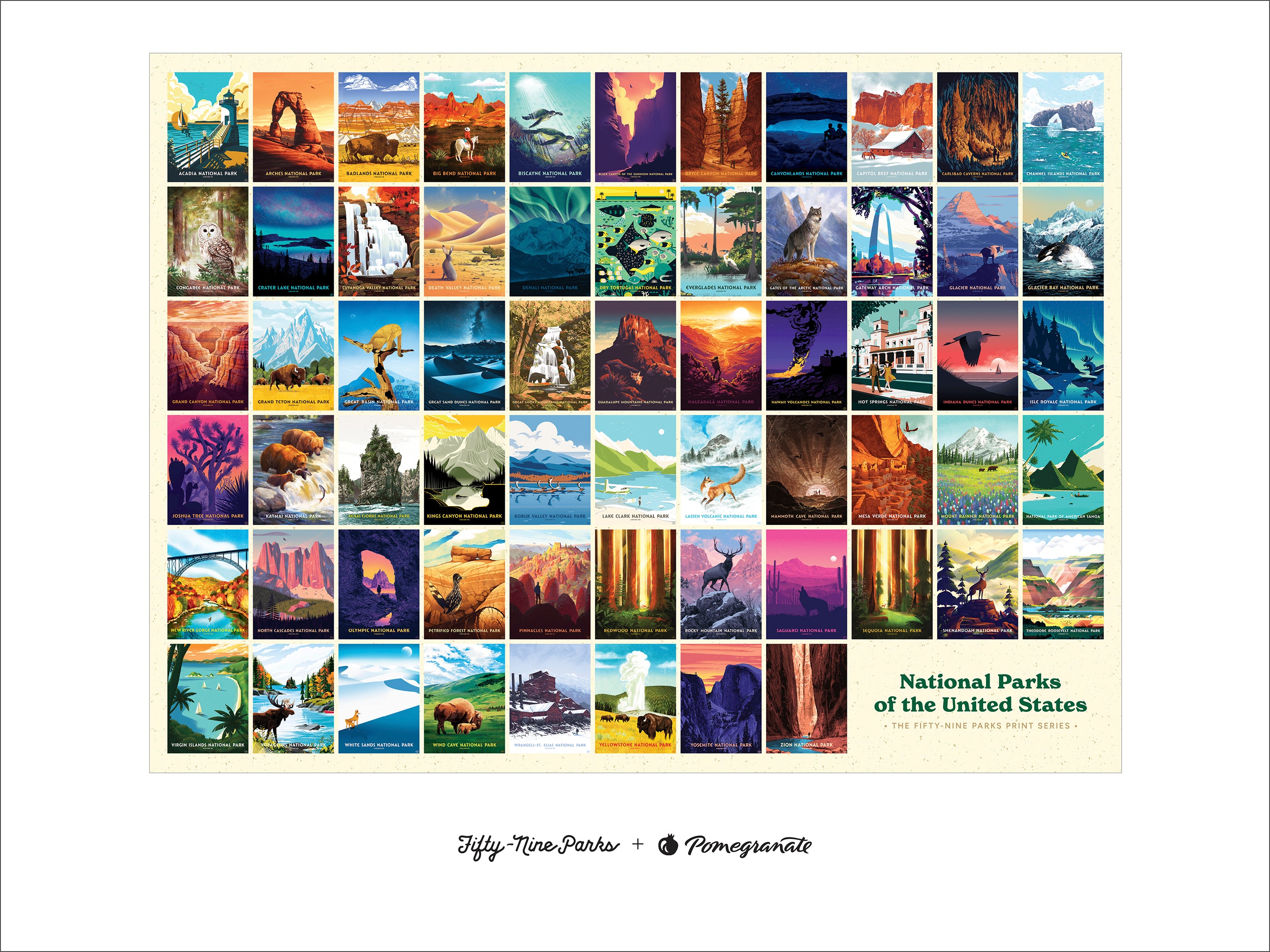 pomegranate-national-parks-1000-teile-puzzle-landschaft image 3