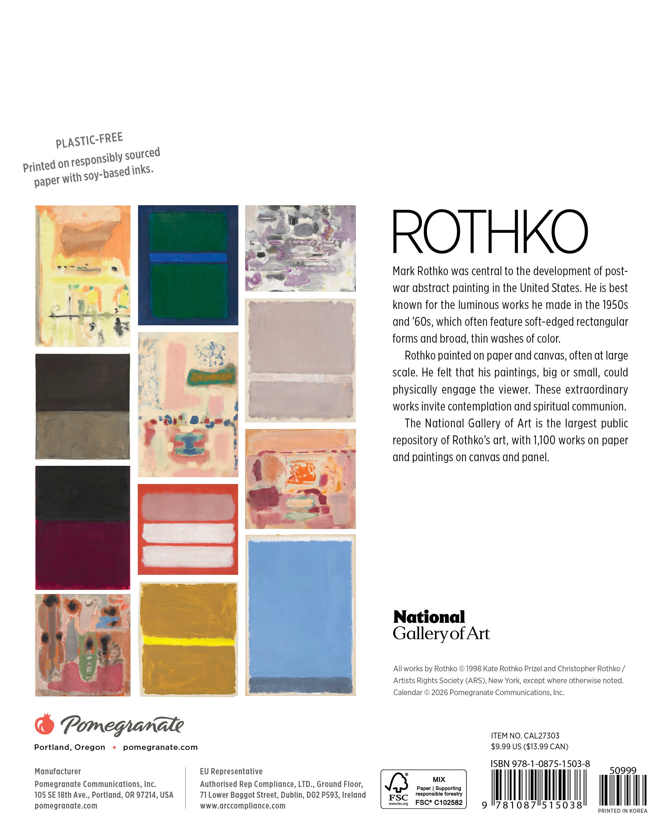 pomegranate-rothko-2027-mini-wandkalender-abstrakt image 8
