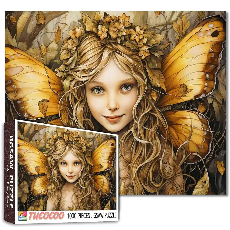 tucocoo-jigsaw-puzzles-goldene-fee-herbstfl-gel-puzzle-1000-teile image 1