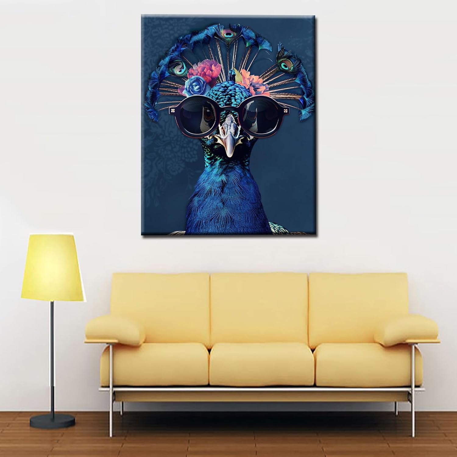 tucocoo-blue-peafowl-shades-malen-nach-zahlen-40x50-pfau image 2