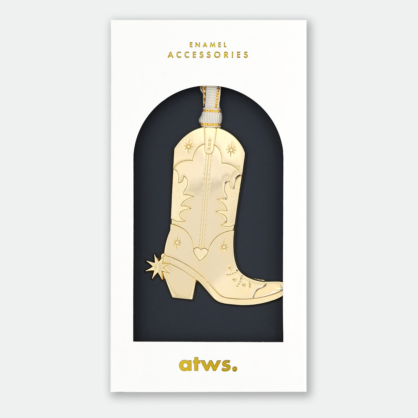 all-the-ways-to-say-gold-santiag-christbaumschmuck-stiefel image 1
