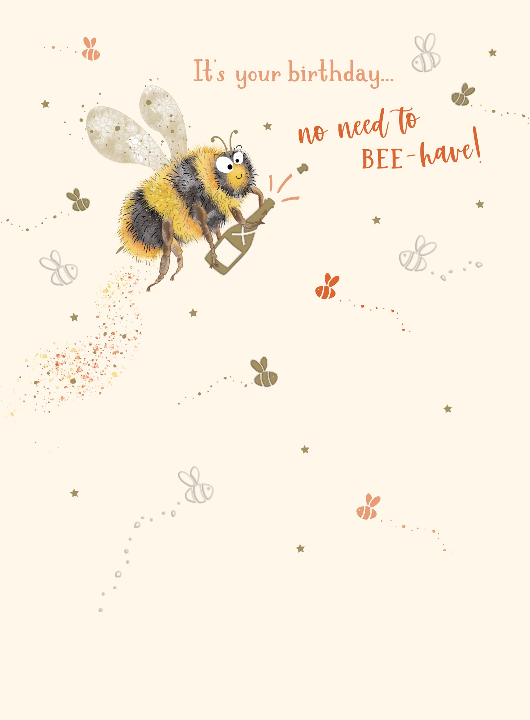 otter-house-animal-crackers-bee-have-bee-geburtstagskarte-biene image 1