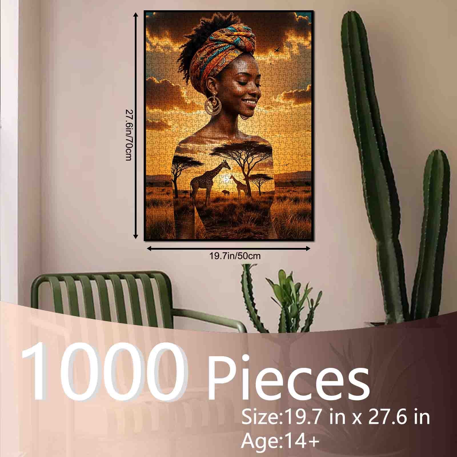tucocoo-african-sunset-spirit-puzzle-1000-teile-savanne image 5