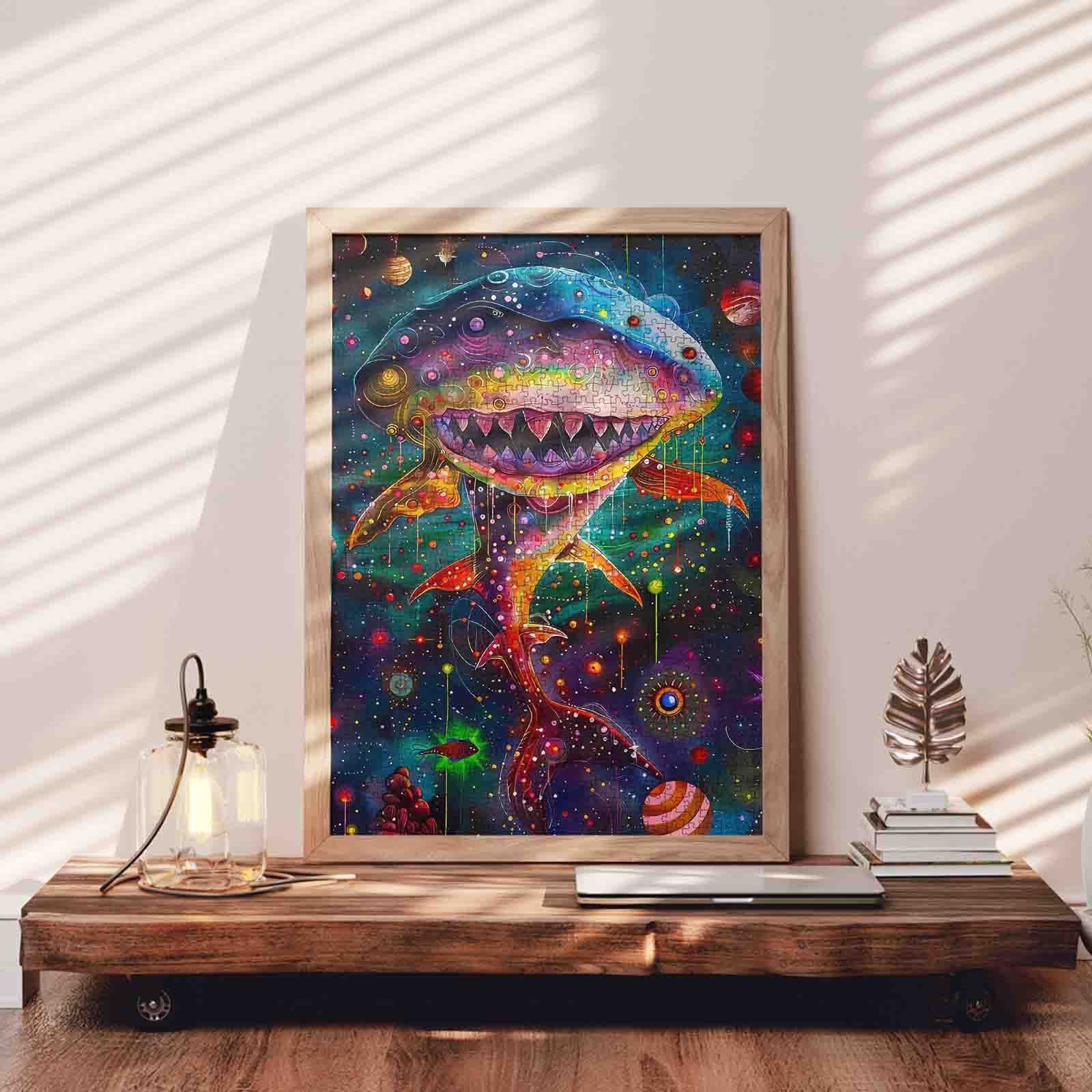 tucocoo-cosmic-shark-puzzle-1000-teile-hai-weltraum image 3