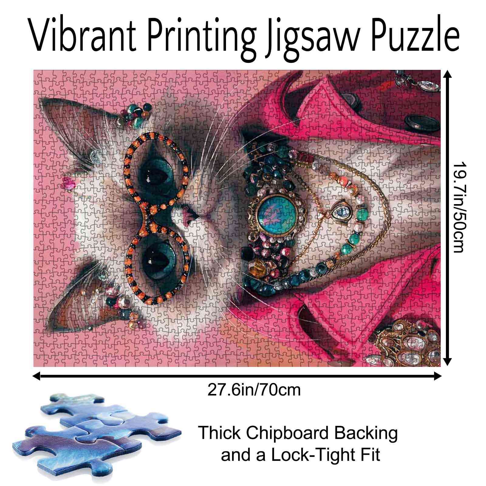 tucocoo-fashionable-cat-puzzle-1000-teile-katze-sonnenbrille image 5