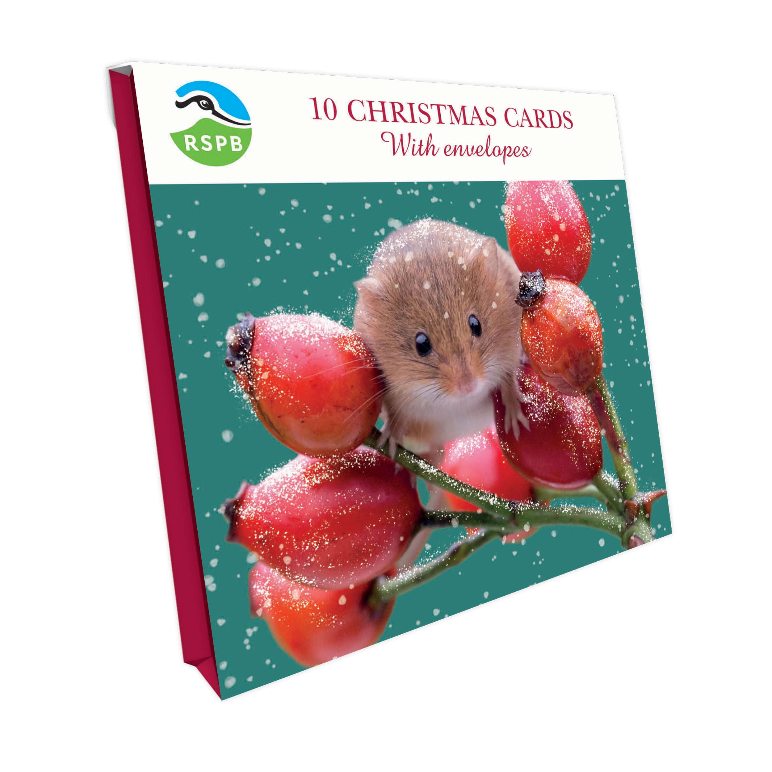otter-house-harvest-mouse-rspb-weihnachtskarten-10er-pack image 1