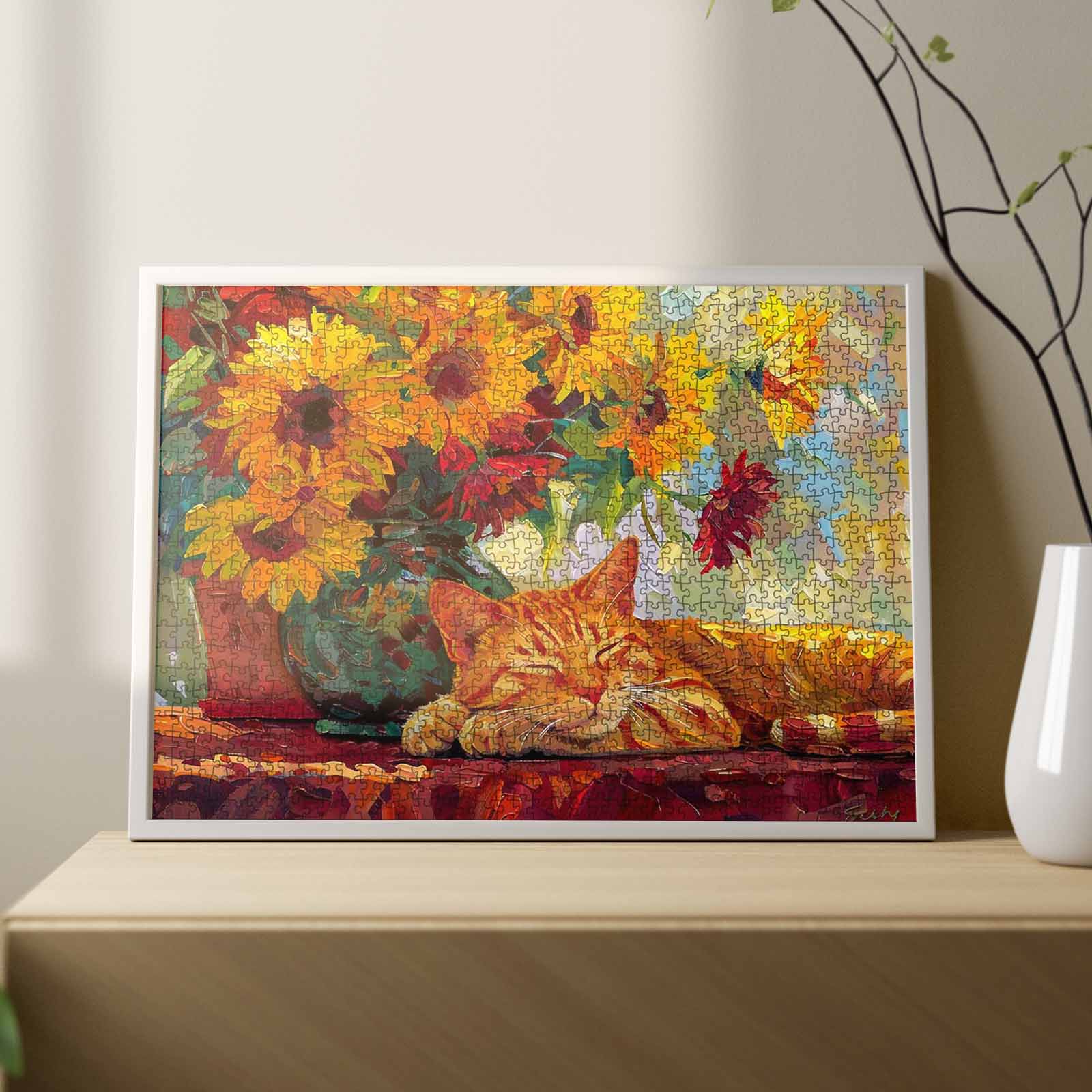 tucocoo-jigsaw-puzzles-sleeping-cat-puzzle-1000-teile-katze image 3