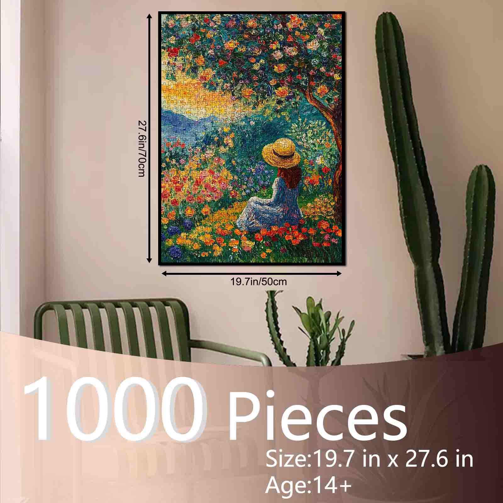 tucocoo-jigsaw-serene-garden-view-puzzle-1000-teile-garten image 5