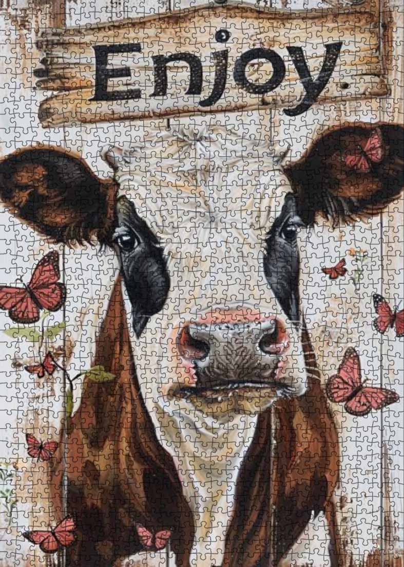 tucocoo-enjoy-cow-puzzle-1000-teile-kuh-motiv image 2
