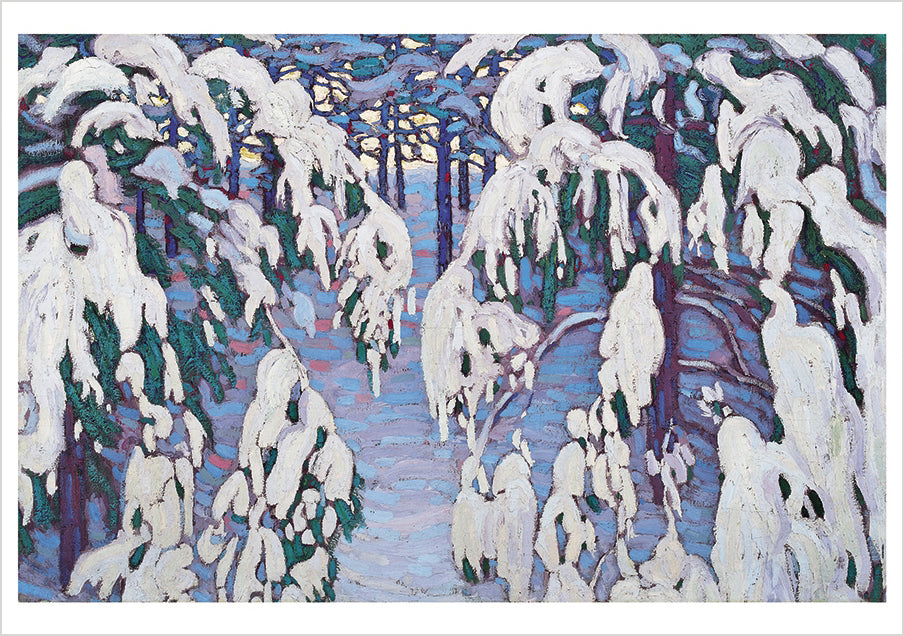 pomegranate-lawren-s-harris-snow-fantasy-blankokarte image 1