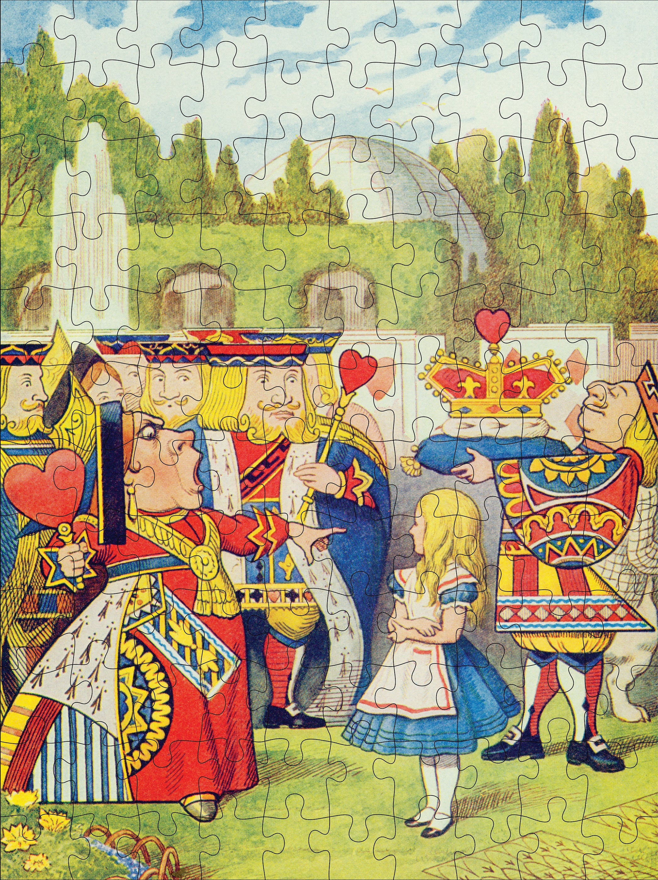 pomegranate-alice-in-wonderland-120-teile-puzzle-tenniel image 5
