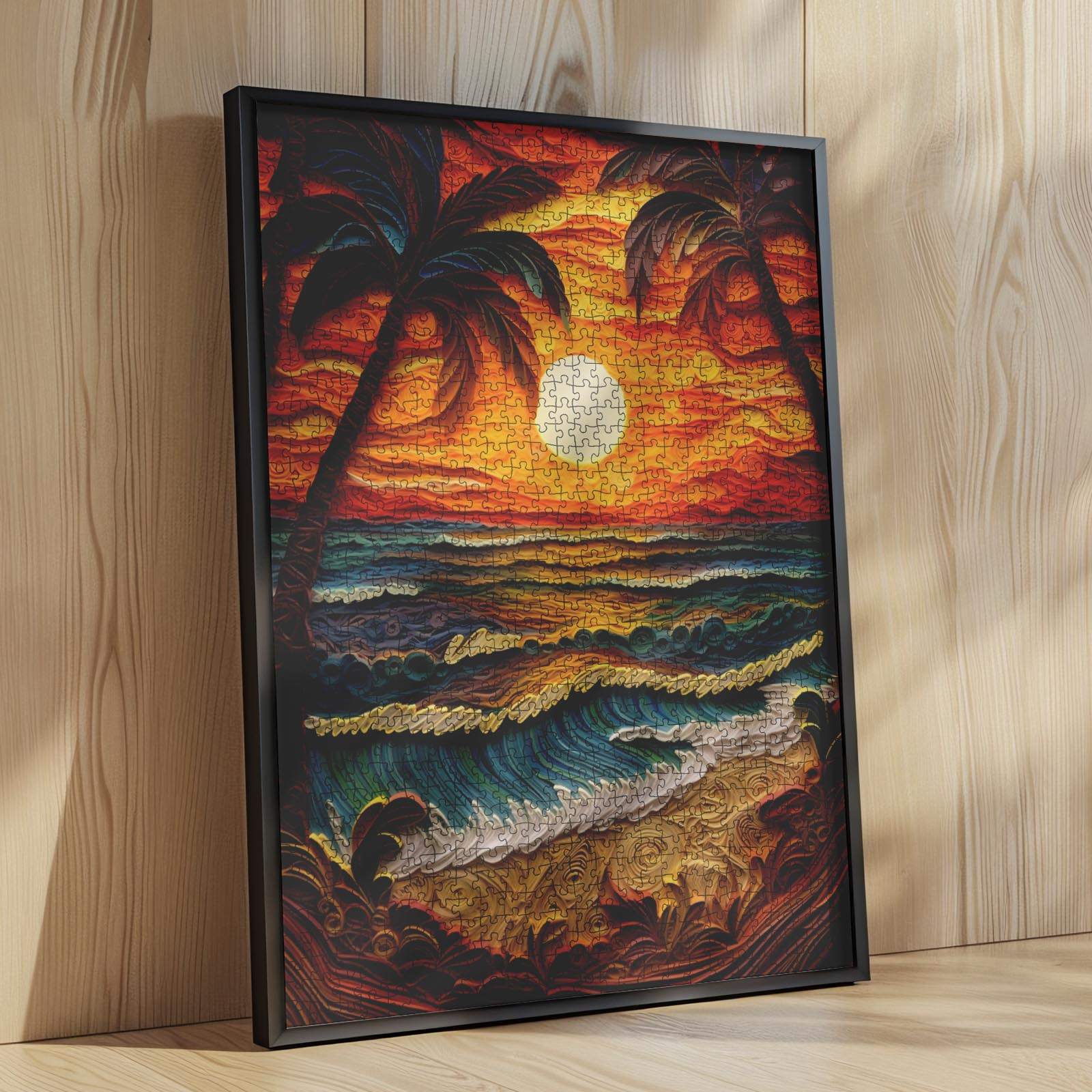 tucocoo-tropical-sunset-waves-puzzle-1000-teile-meer image 4