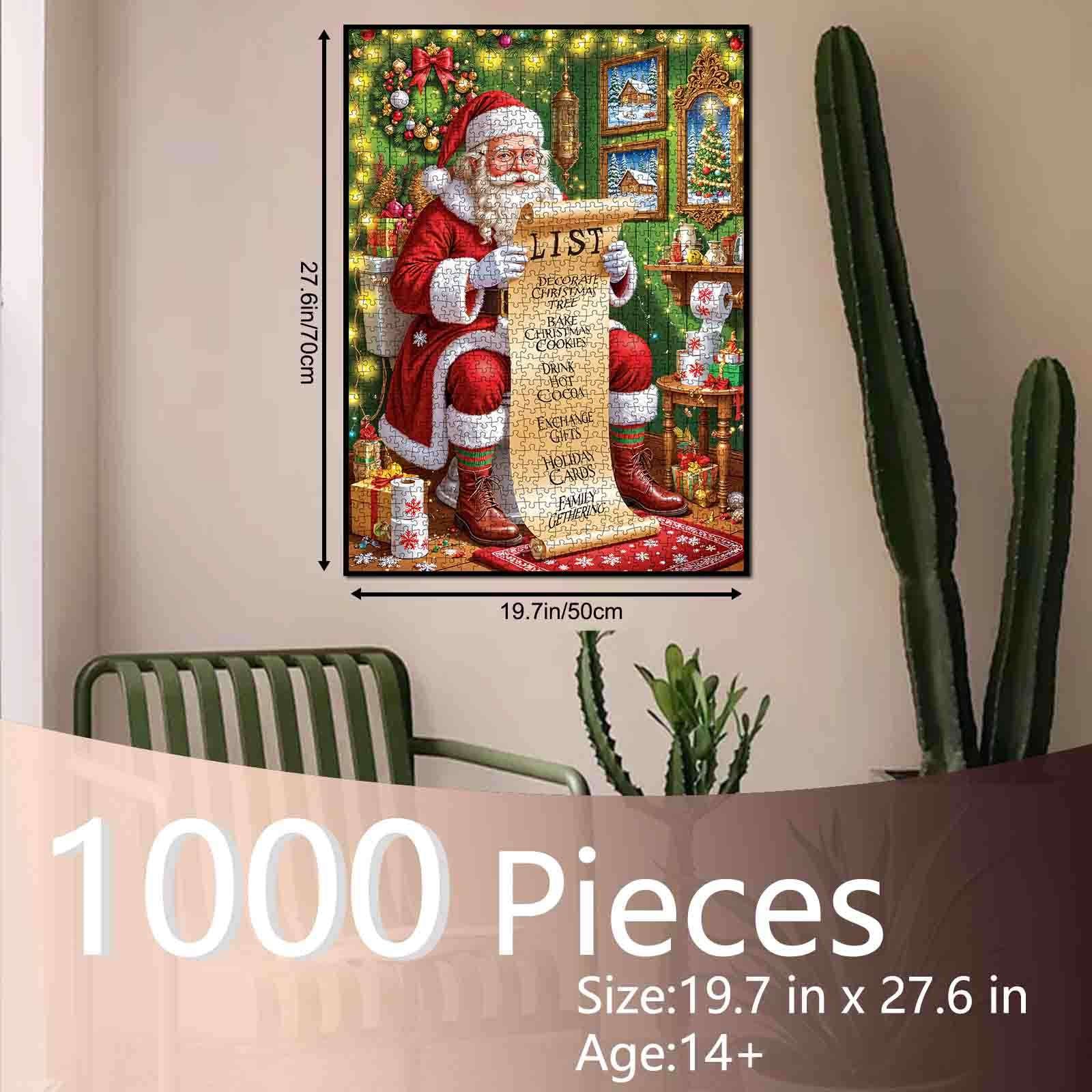 tucocoo-jigsaw-puzzles-santa-s-christmas-checklist-puzzle-1000t image 5
