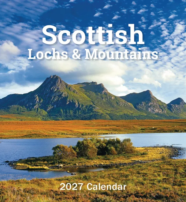 otter-house-scottish-lochs-tischkalender-2027-mini-staffelei image 1