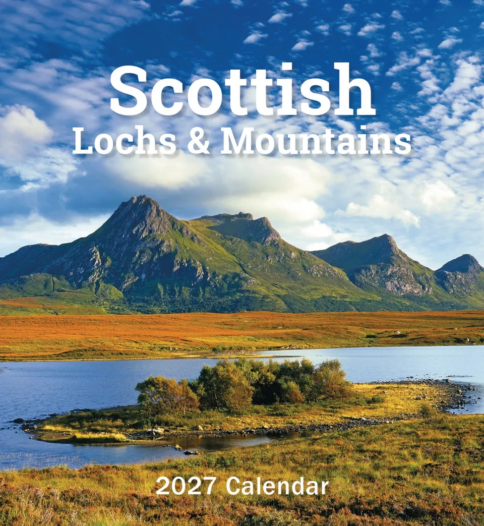 otter-house-scottish-lochs-tischkalender-2027-mini-staffelei image 1
