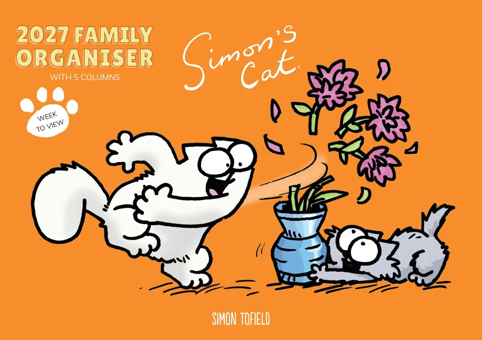 otter-house-simons-cat-a4-planer-2027-week-to-view-familie image 1