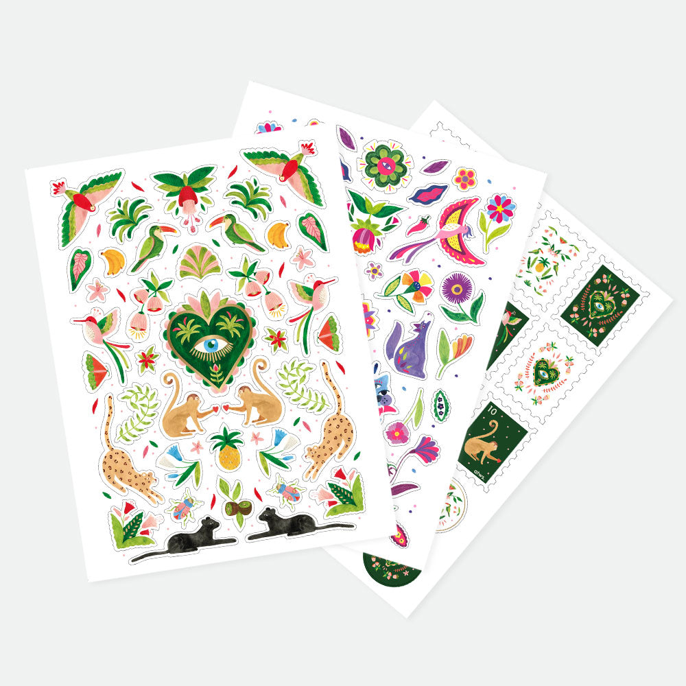 all-the-ways-to-say-mexican-jungle-sticker-3er-set-110-st-ck image 1