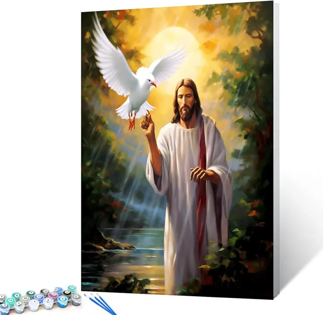 tucocoo-jesus-christ-and-peace-dove-malen-nach-zahlen-40x50-o-rahmen image 1