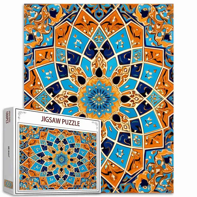 tucocoo-jigsaw-puzzles-mandala-flower-puzzle-1000-teile-blumen image 1