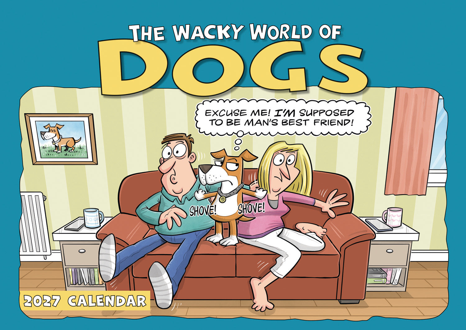 otter-house-wacky-world-of-dogs-wandkalender-2027-a4-hund image 1