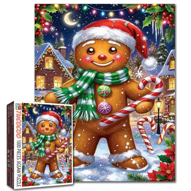 tucocoo-gingerbread-man-christmas-puzzle-1000-teile-weihnachten image 1