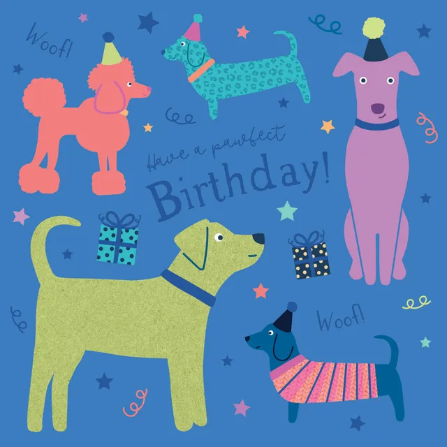 otter-house-party-dogs-geburtstagskarte-hunde image 1
