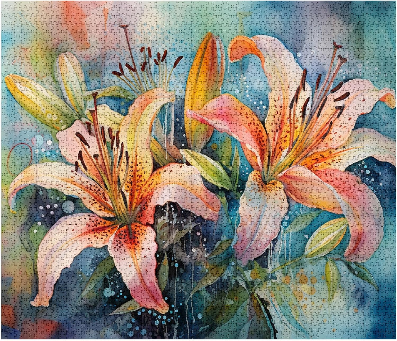 tucocoo-blooming-lilies-puzzle-1000-teile-lilien image 2