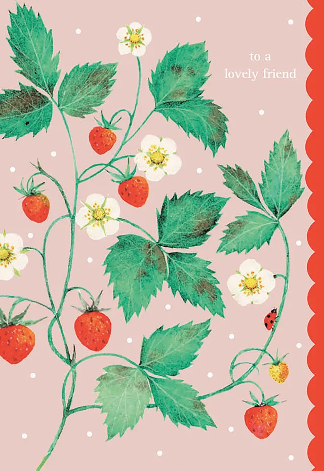 otter-house-meadow-seashore-strawberries-gru-karte-erdbeeren image 1