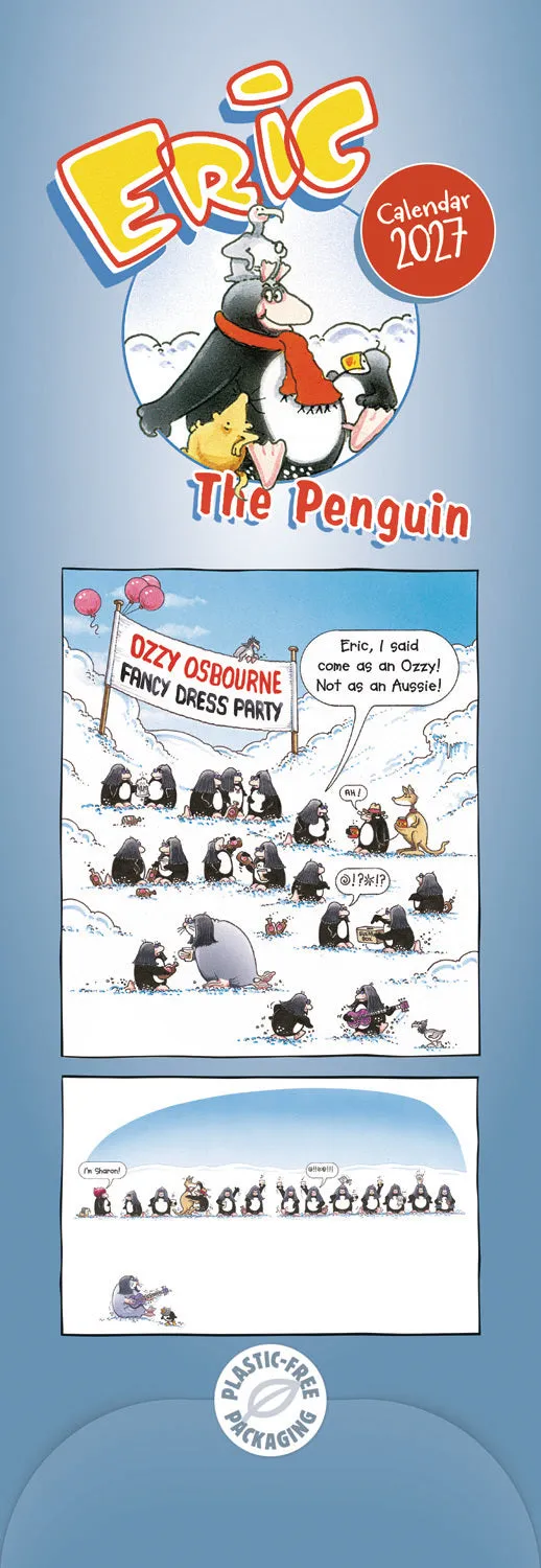 otter-house-eric-the-penguin-slim-kalender-2027-humor image 1