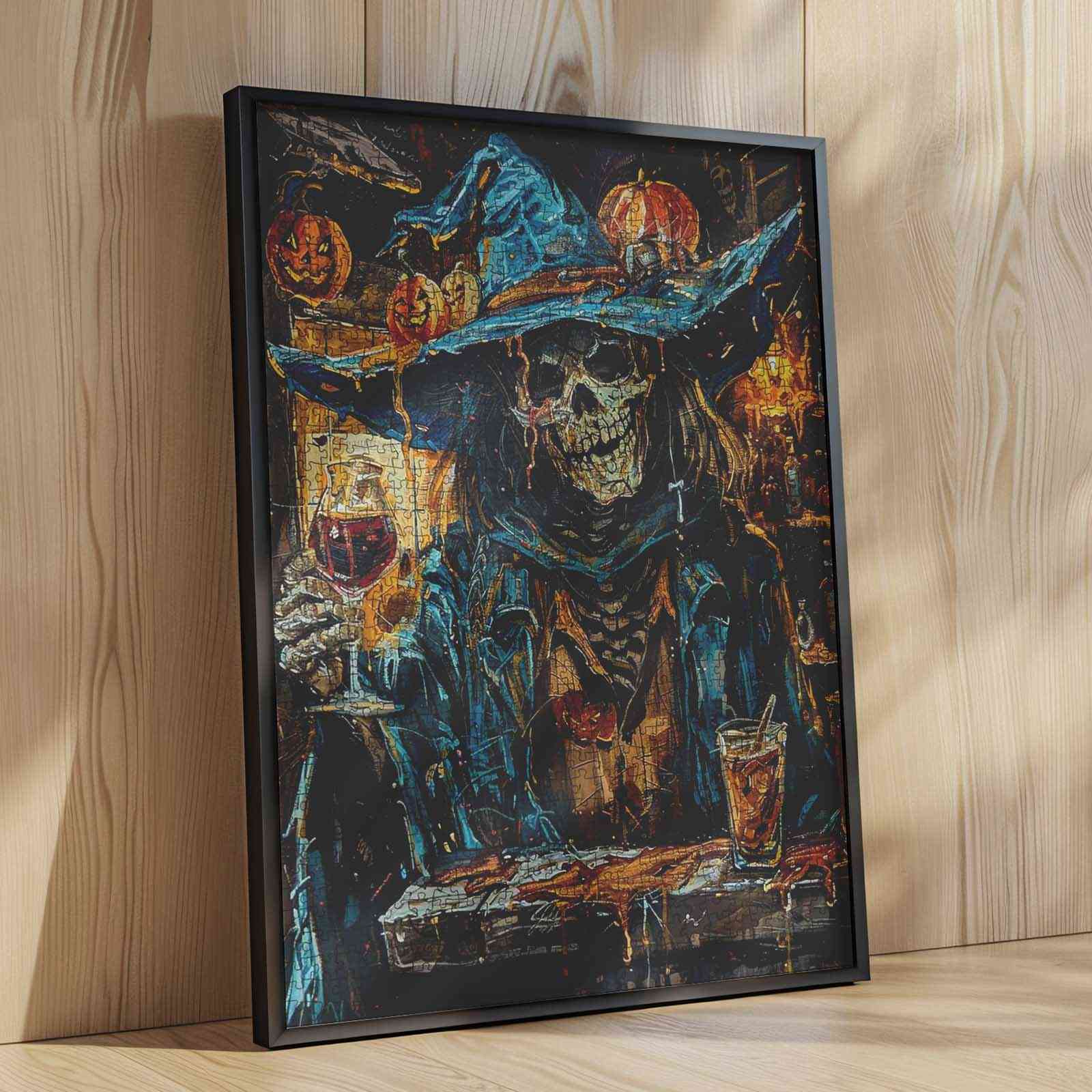 tucocoo-haunted-tavern-skeleton-puzzle-1000-teile-halloween image 4