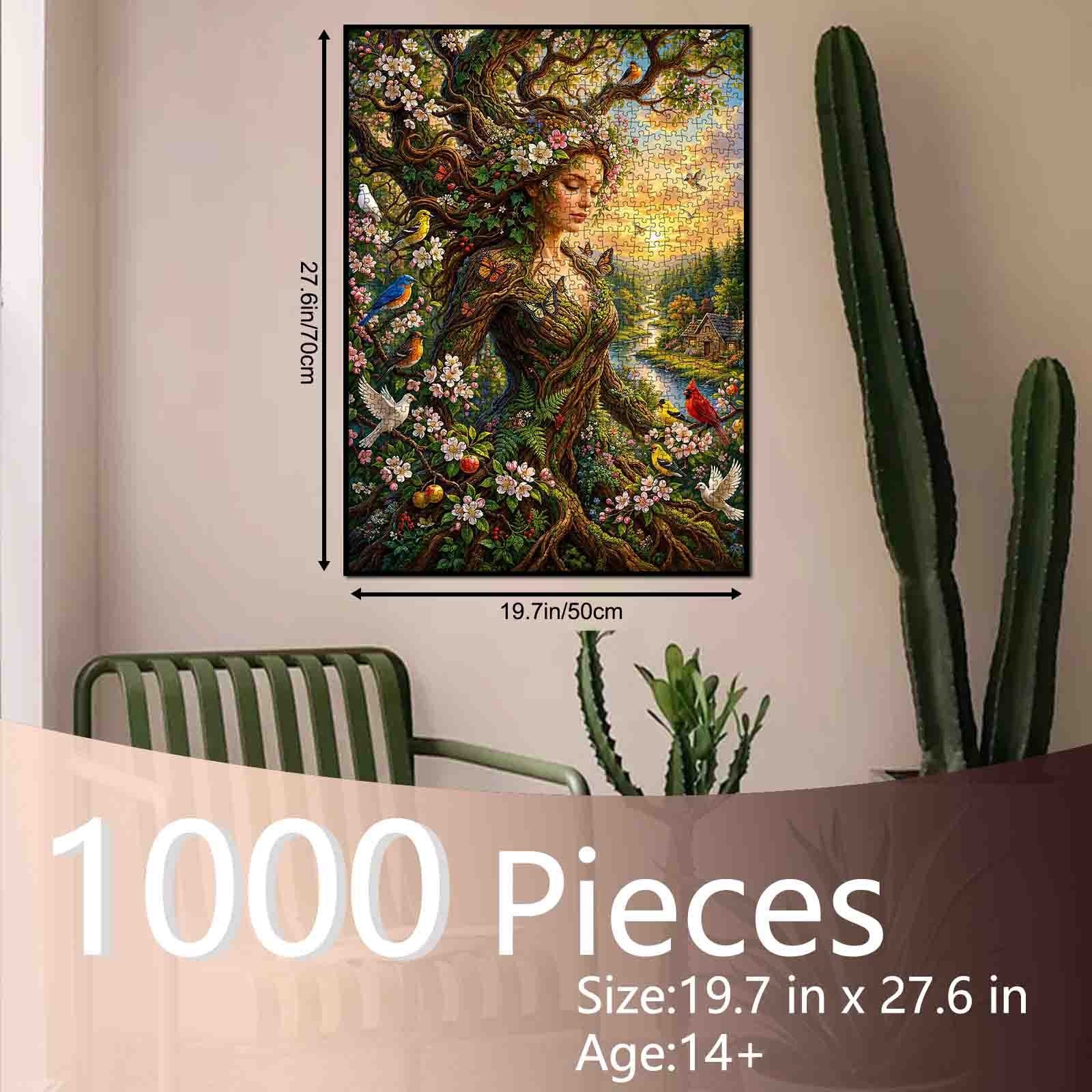 tucocoo-enchanted-tree-goddess-puzzle-1000-teile-waldmotiv image 5