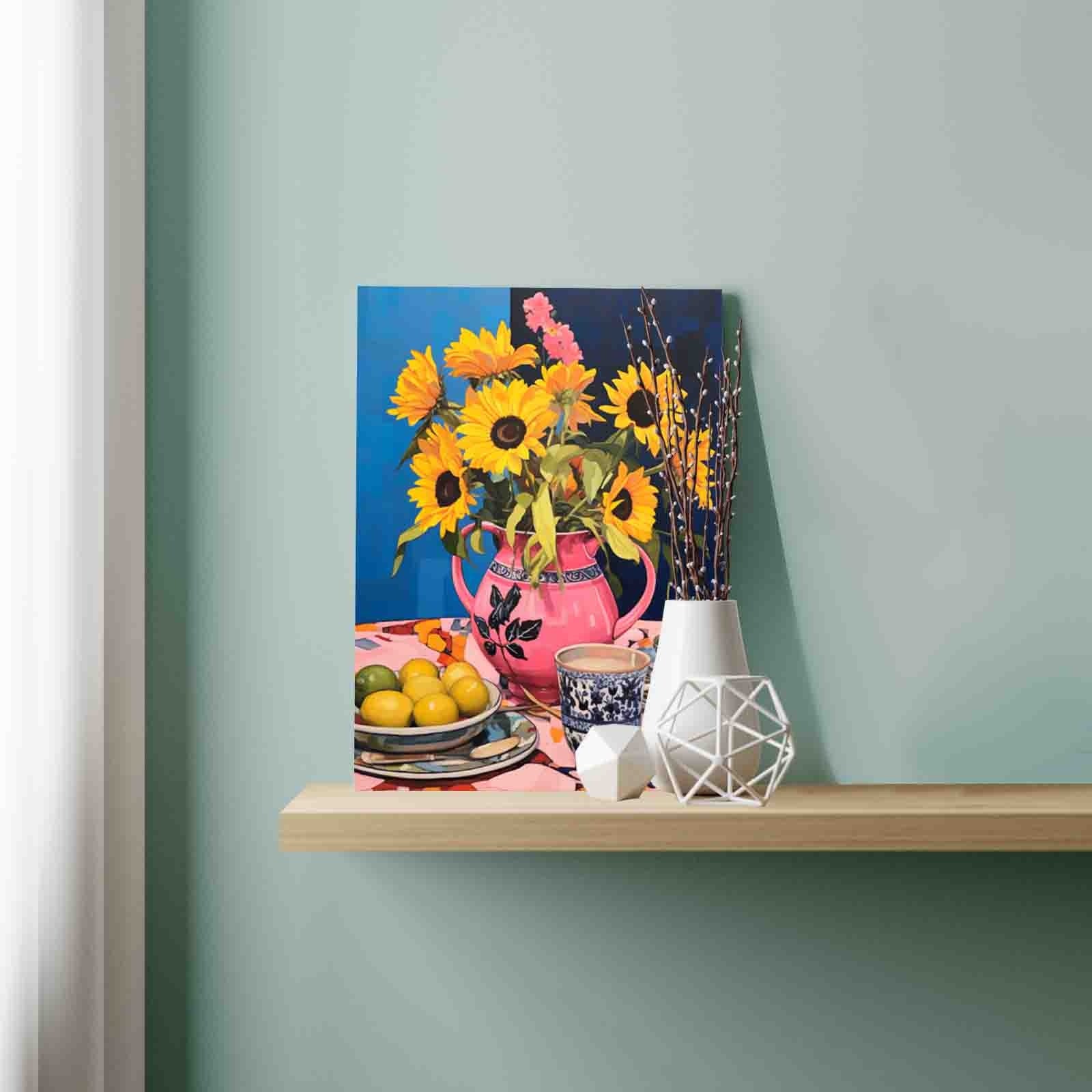 tucocoo-vibrant-sunflowers-teacup-malen-nach-zahlen-40x50 image 3