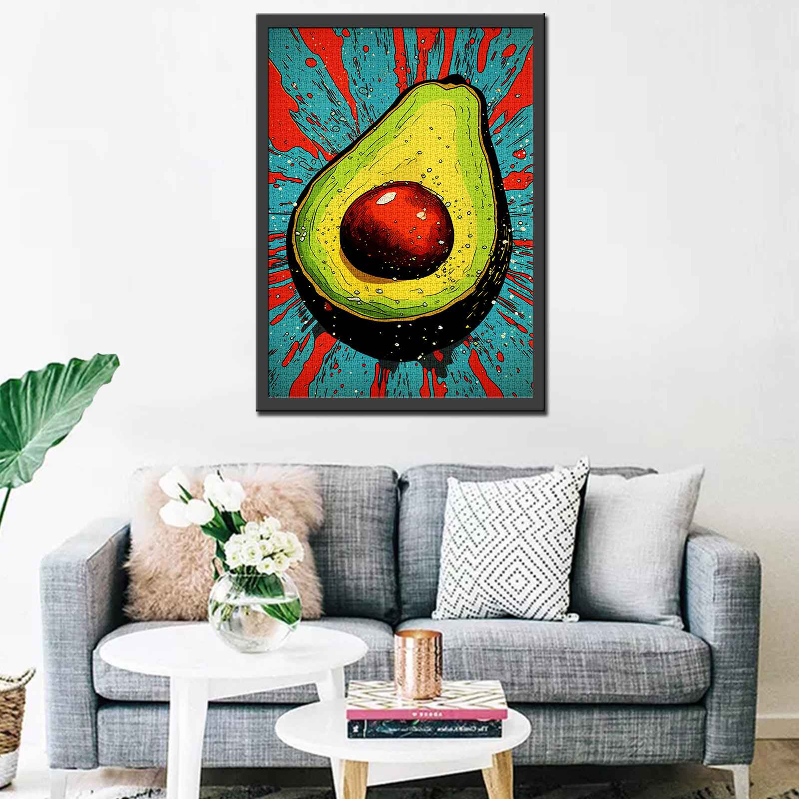 tucocoo-pop-art-avocado-puzzle-1000-teile-modern image 3