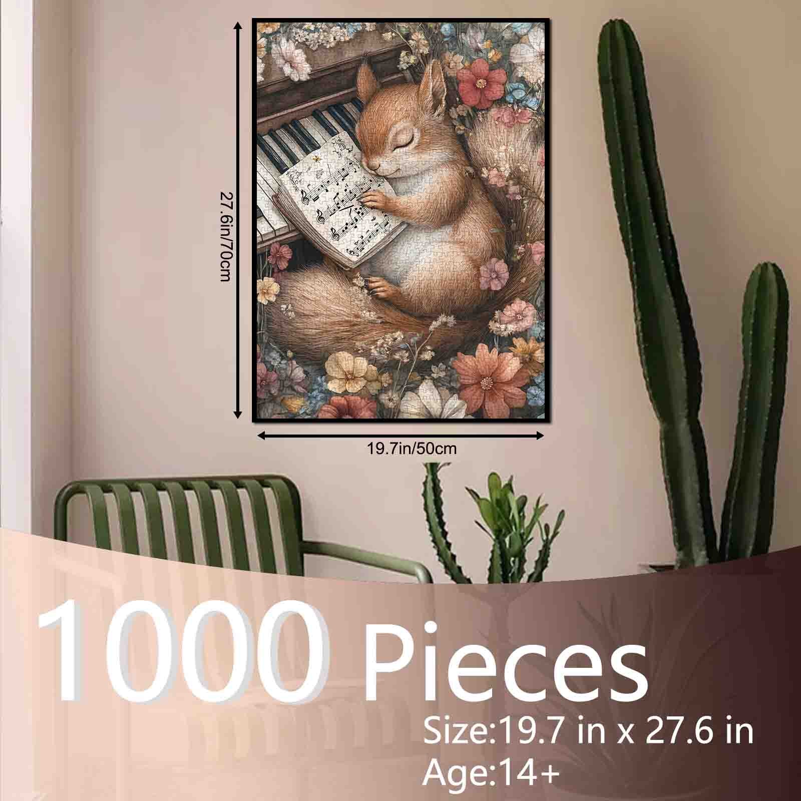 tucocoo-sleeping-squirrel-piano-melody-puzzle-1000-teile-eichh-rnchen image 5