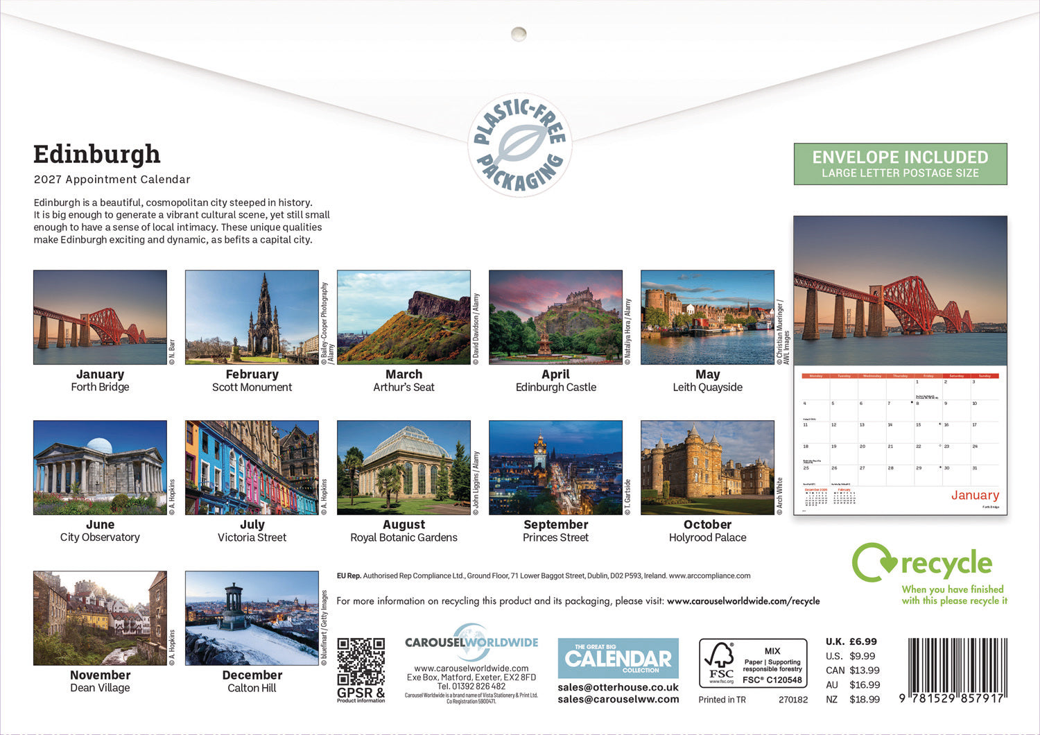 otter-house-edinburgh-a4-kalender-2027-monatskalender image 2