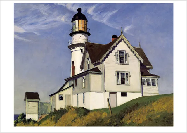 pomegranate-postcards-edward-hopper-captain-upton-s-house-postkarte image 1