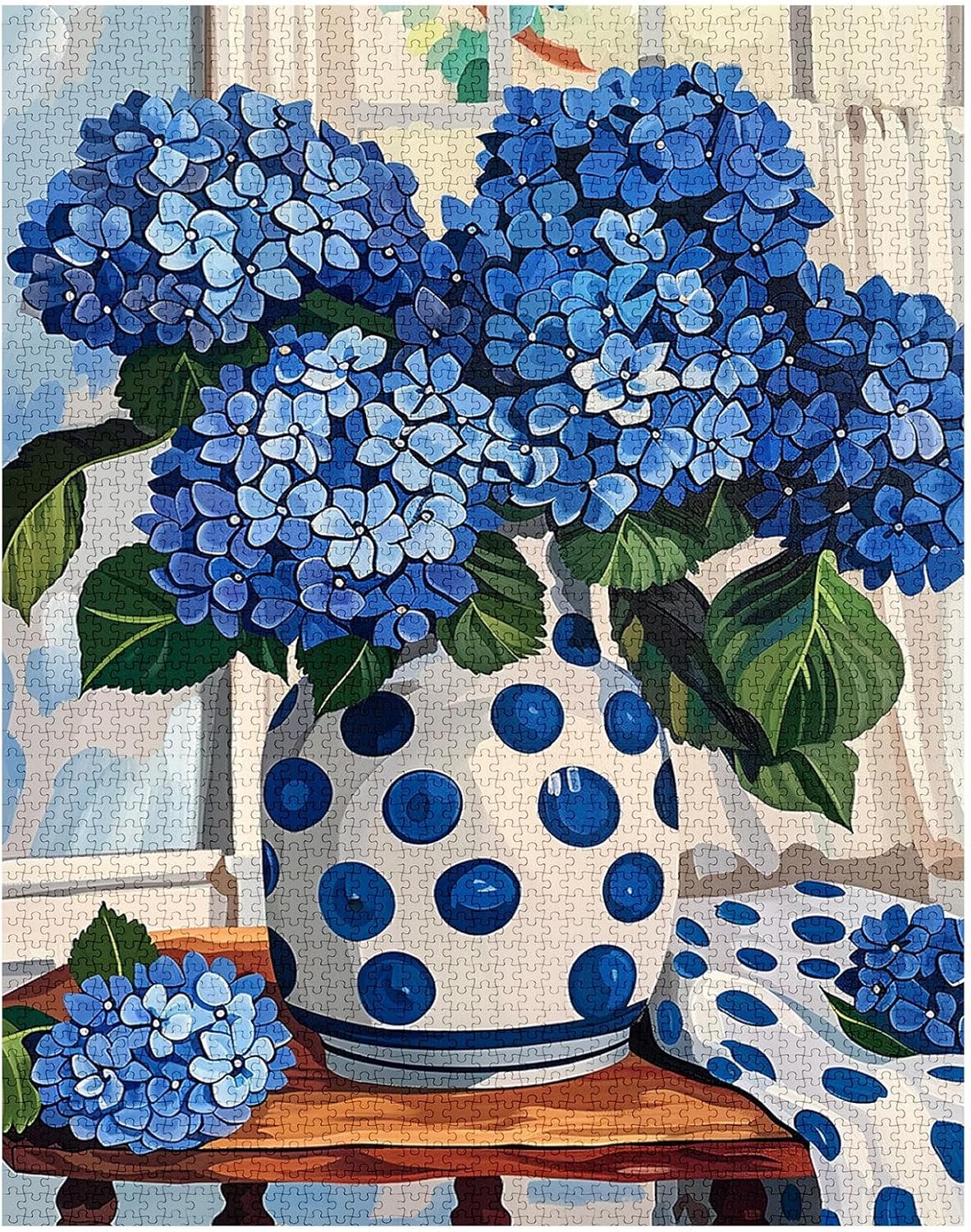 tucocoo-blaue-hortensie-puzzle-1000-teile-stillleben image 2