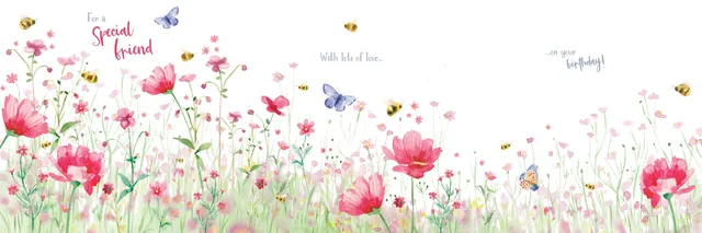 otter-house-wild-serene-bees-flowers-karte-bienen image 1
