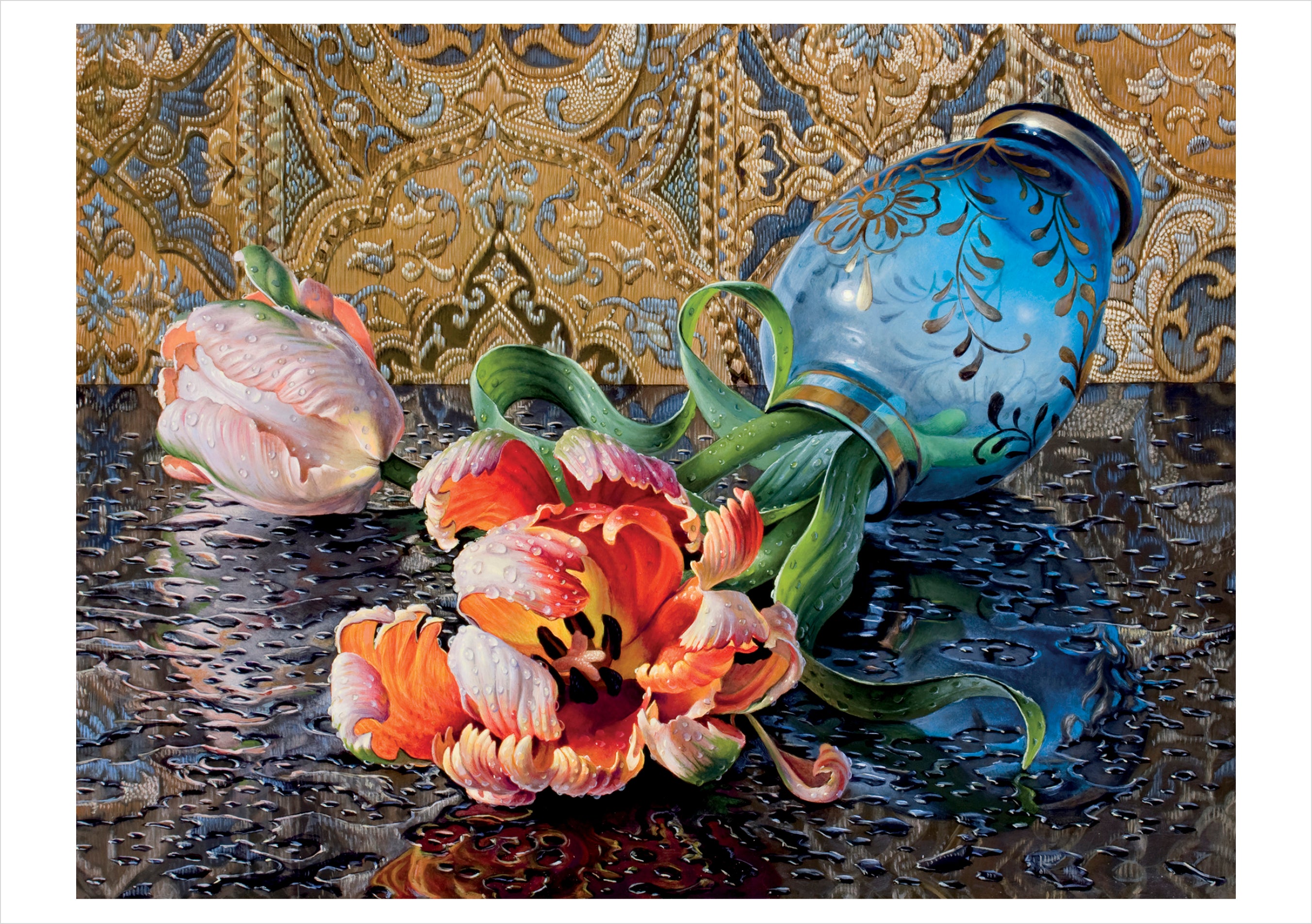 pomegranate-blank-notecards-tulips-klappkarte-blumenmotiv image 1