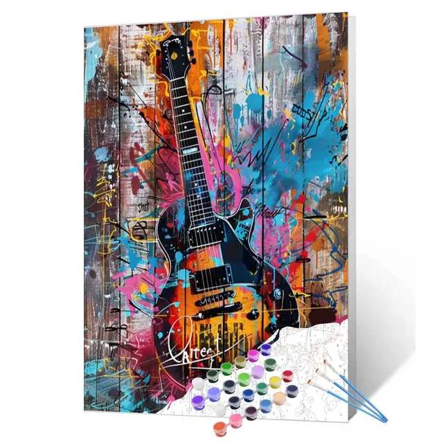 tucocoo-paint-by-numbers-graffiti-gitarre-malen-nach-zahlen-40x50 image 1