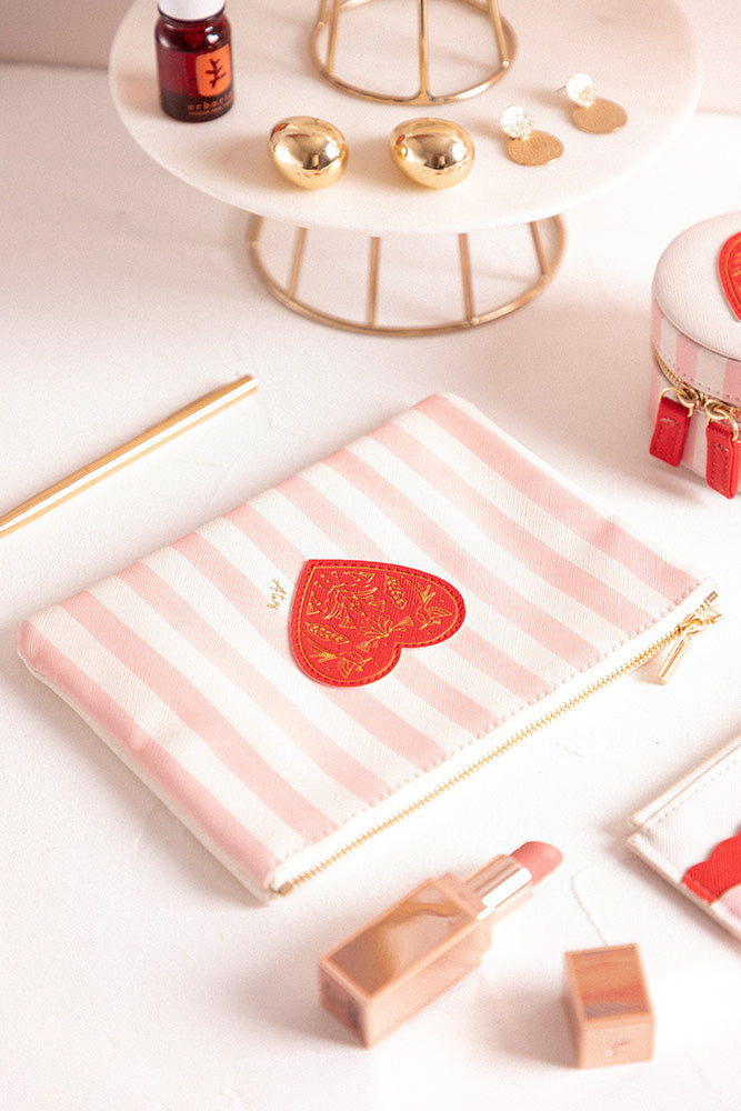 all-the-ways-to-say-pink-stripes-pouch-bag-19x14-cm-herz image 2