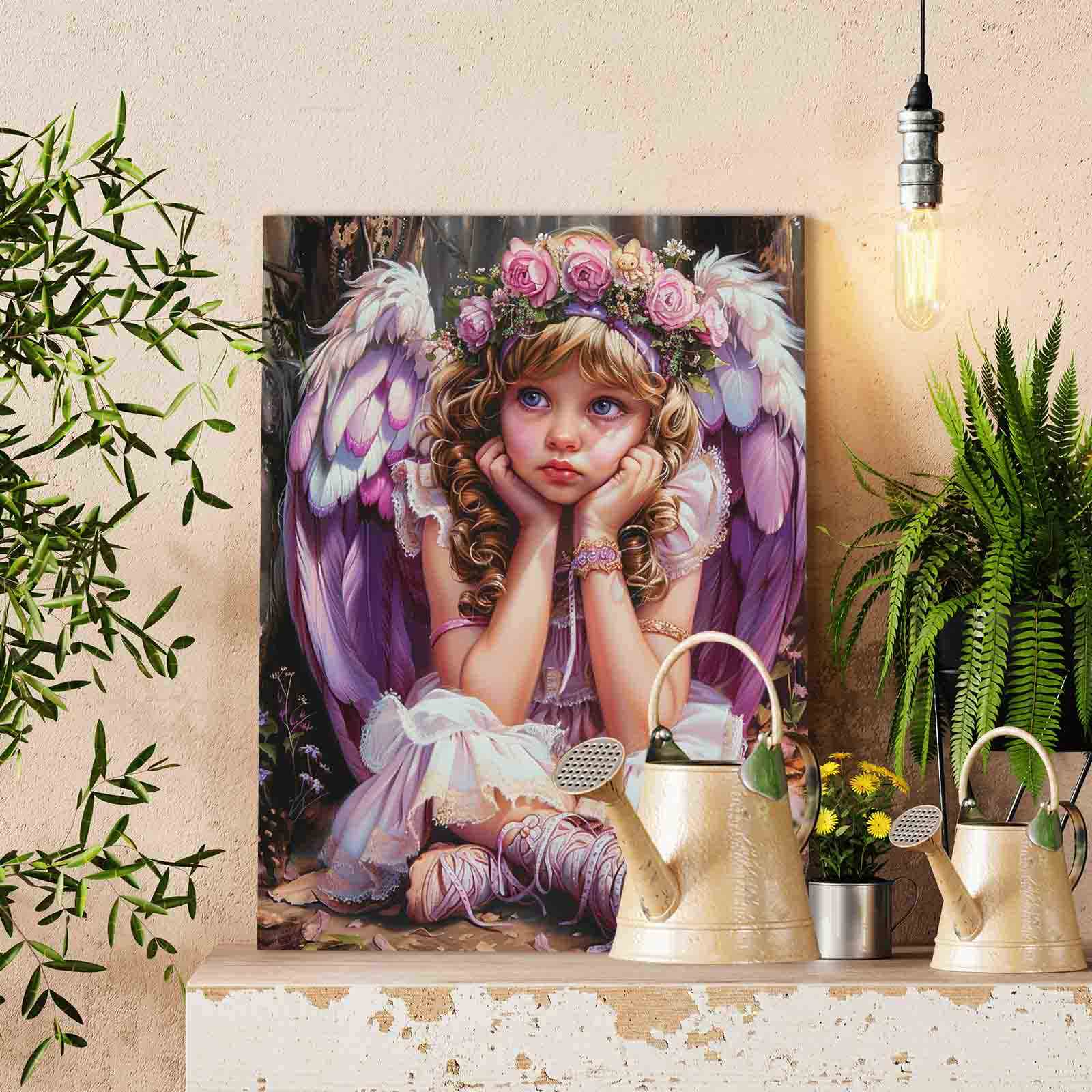 tucocoo-pensive-forest-angel-malen-nach-zahlen-40x50 image 2