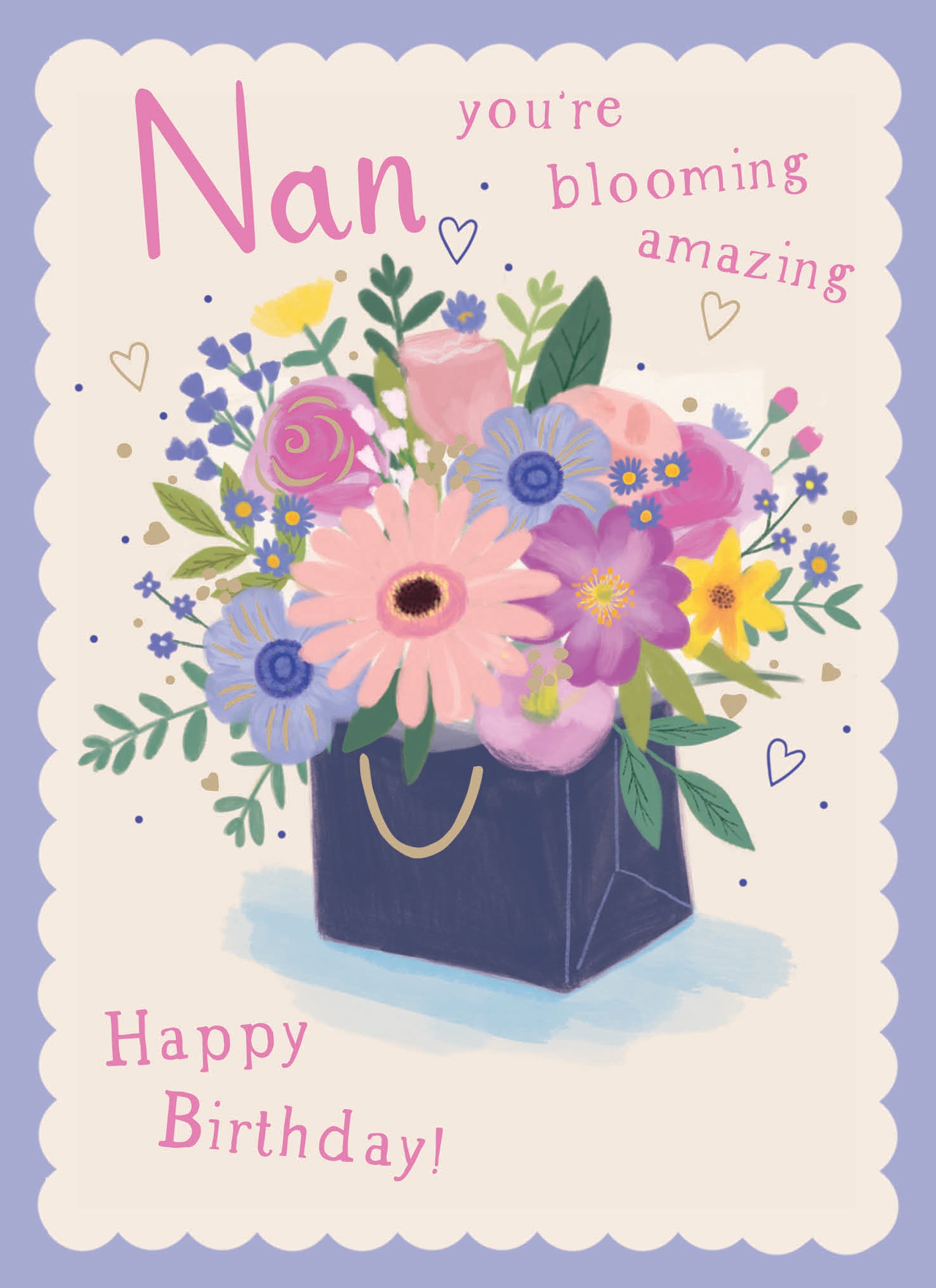 otter-house-family-circle-geburtstagskarte-nan-oma-blumen image 1