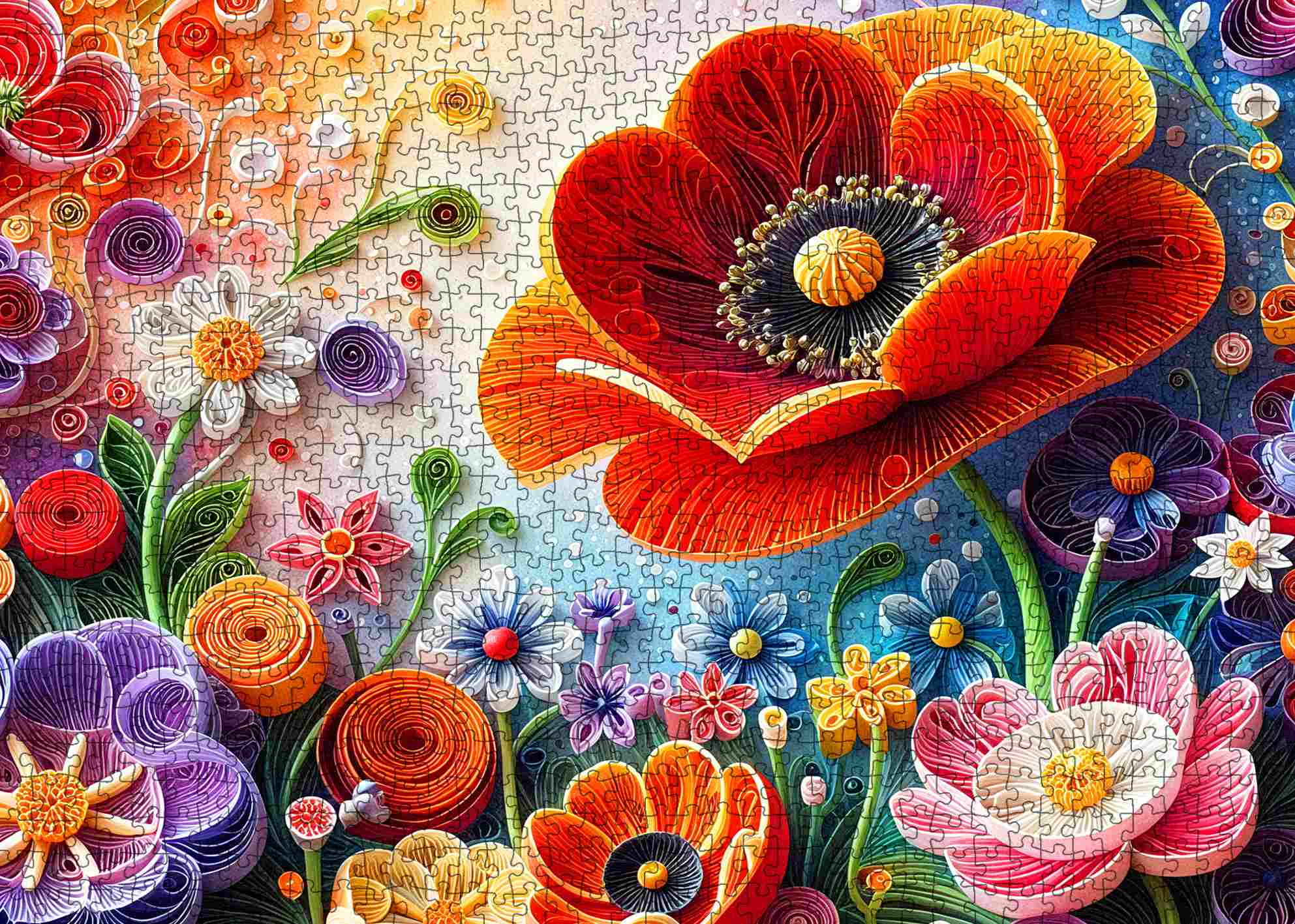 tucocoo-whimsical-floral-dreamscape-puzzle-1000-teile-blumen image 2
