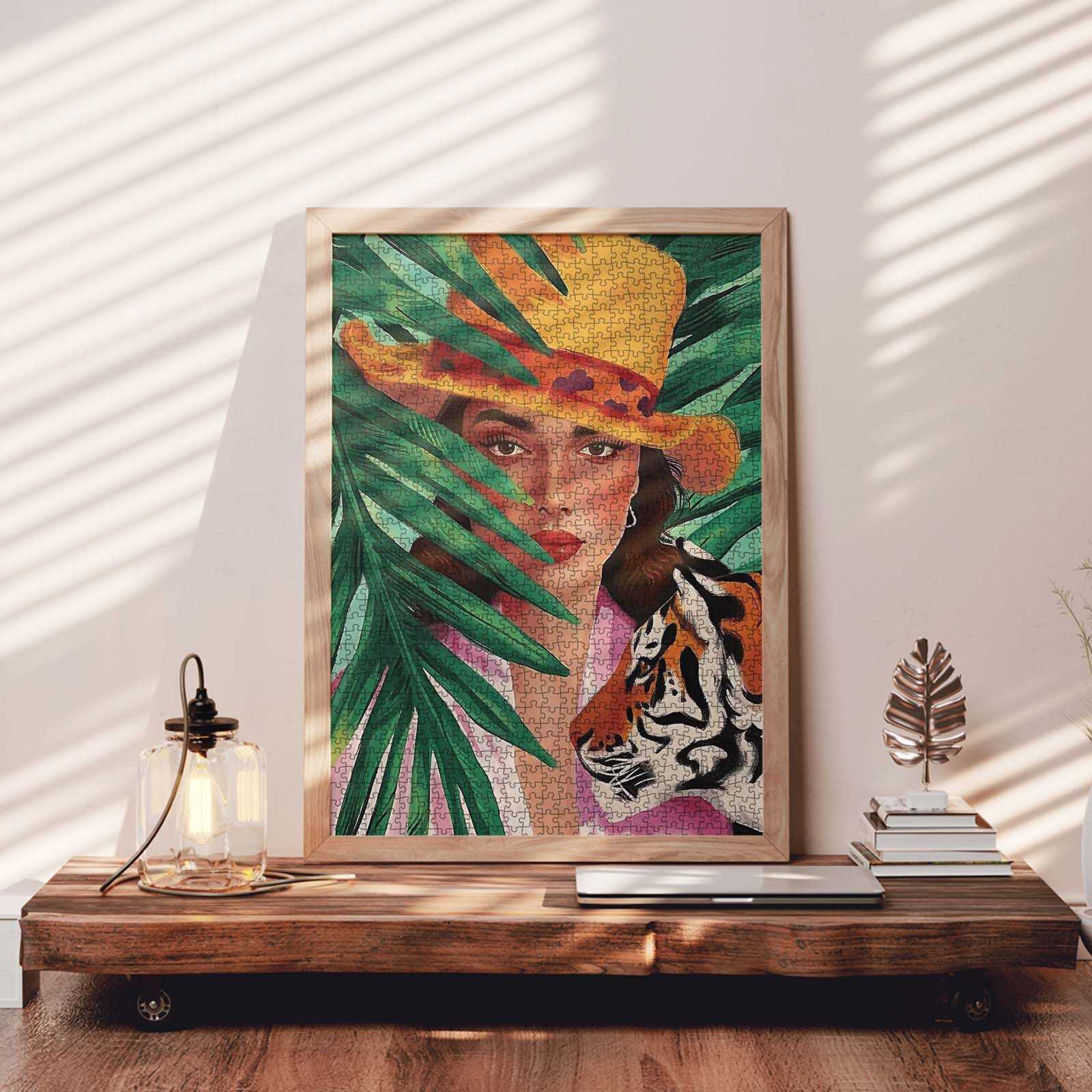 tucocoo-tropical-beauty-tiger-puzzle-1000-teile-dschungel image 3