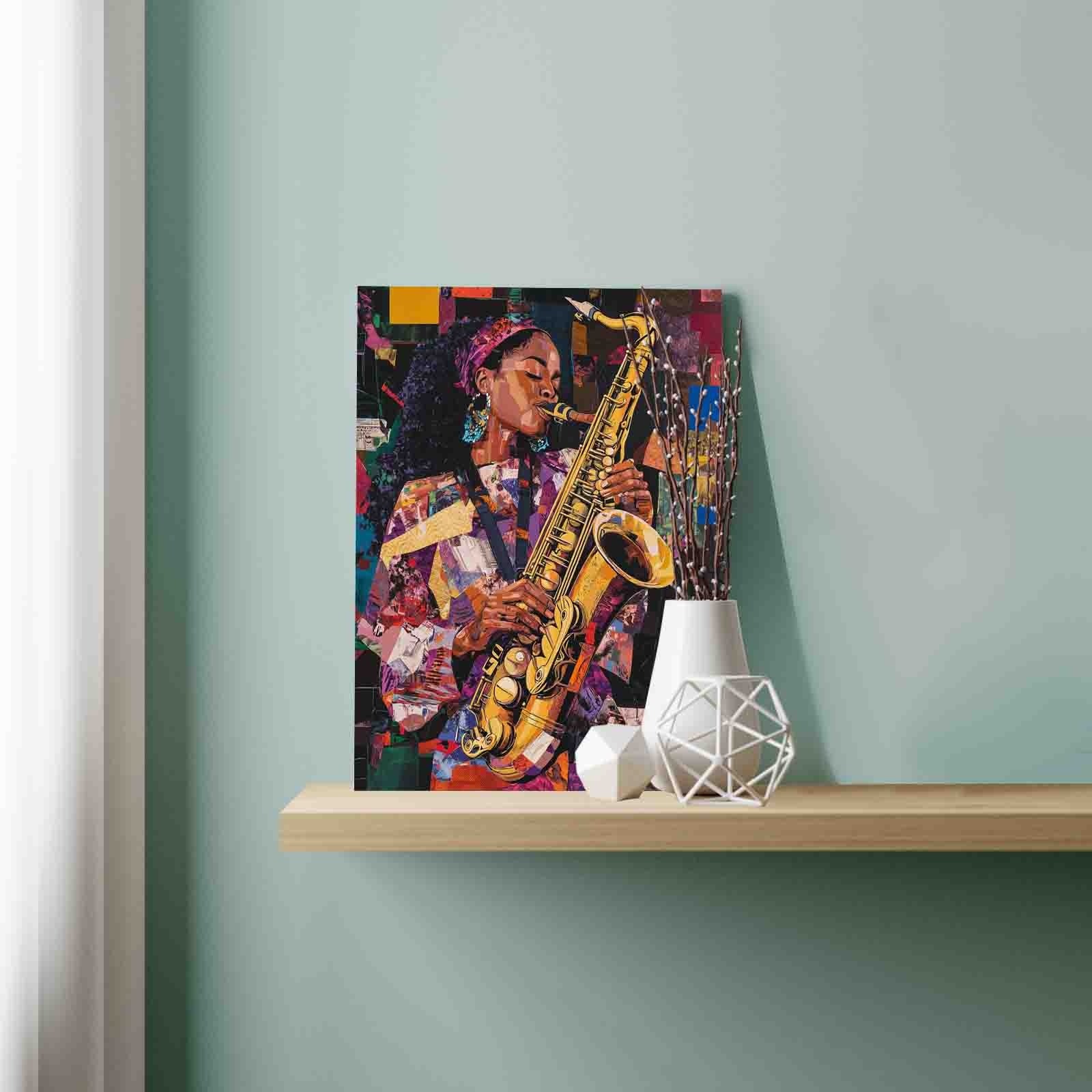 tucocoo-saxophone-soul-malen-nach-zahlen-ohne-rahmen-jazz image 3