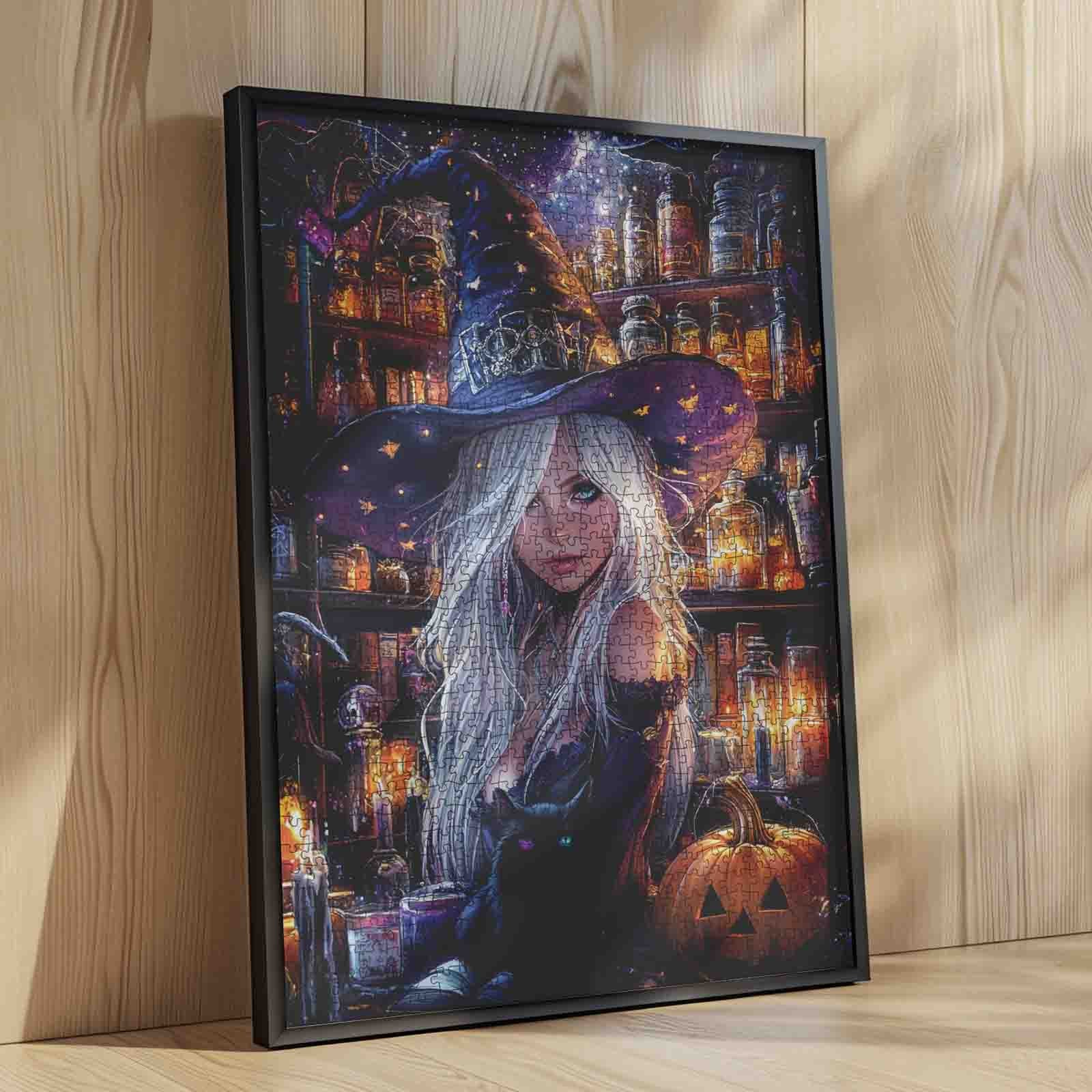 tucocoo-enchanted-halloween-witch-puzzle-1000-teile-hexe image 4