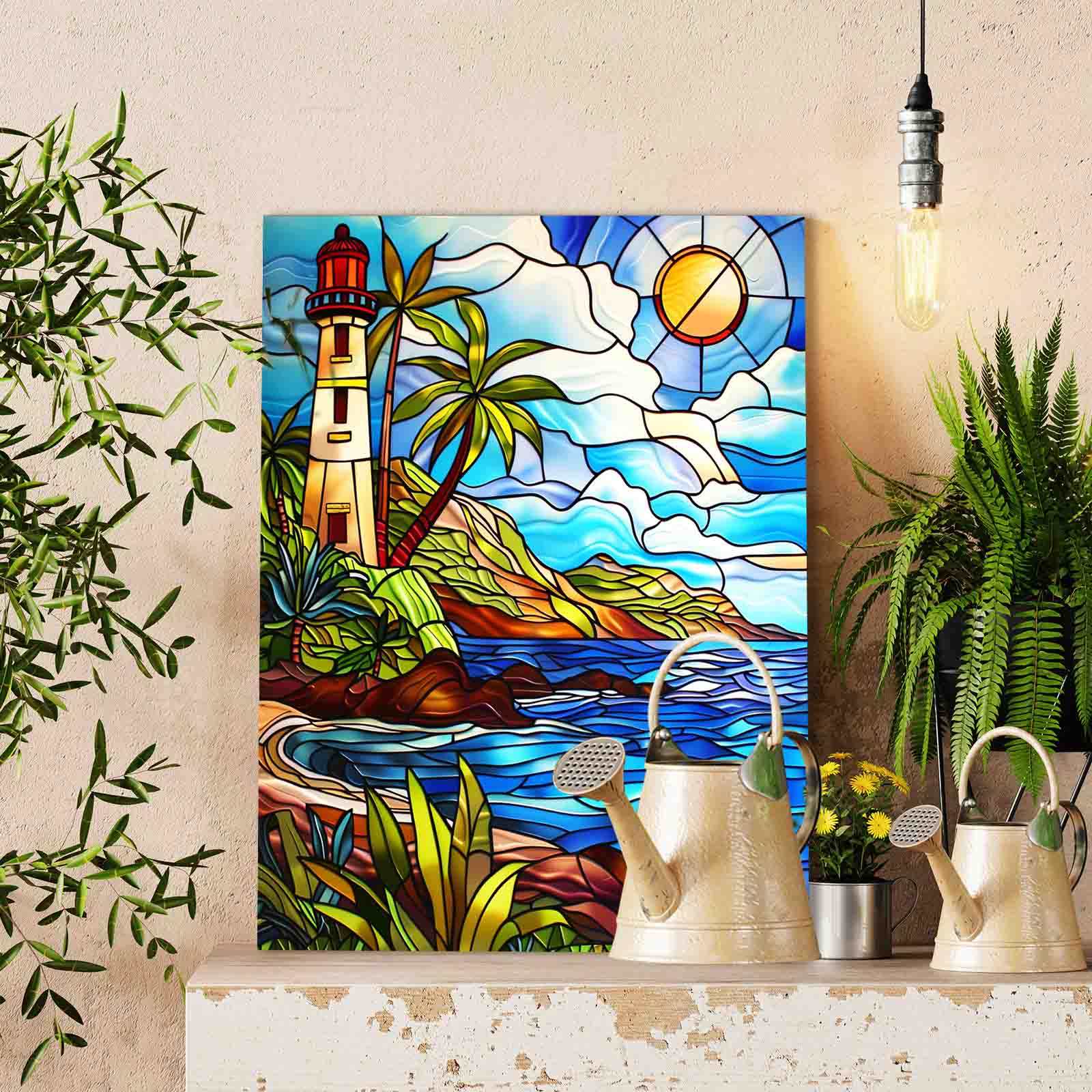 tucocoo-lighthouse-coastline-malen-nach-zahlen-ohne-rahmen-40x50 image 2
