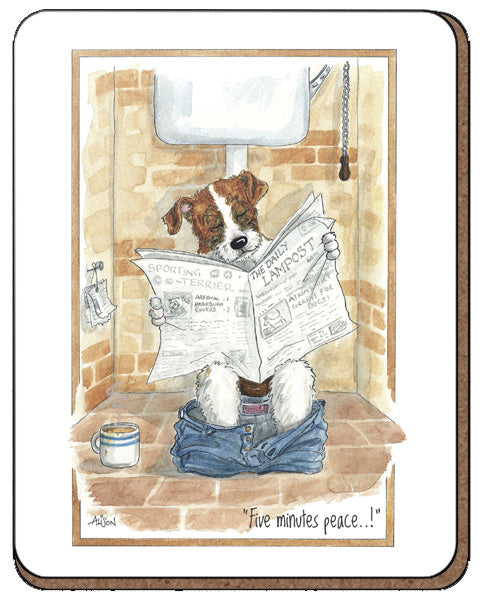 otter-house-alison-s-animals-five-minutes-peace-untersetzer-hund image 1